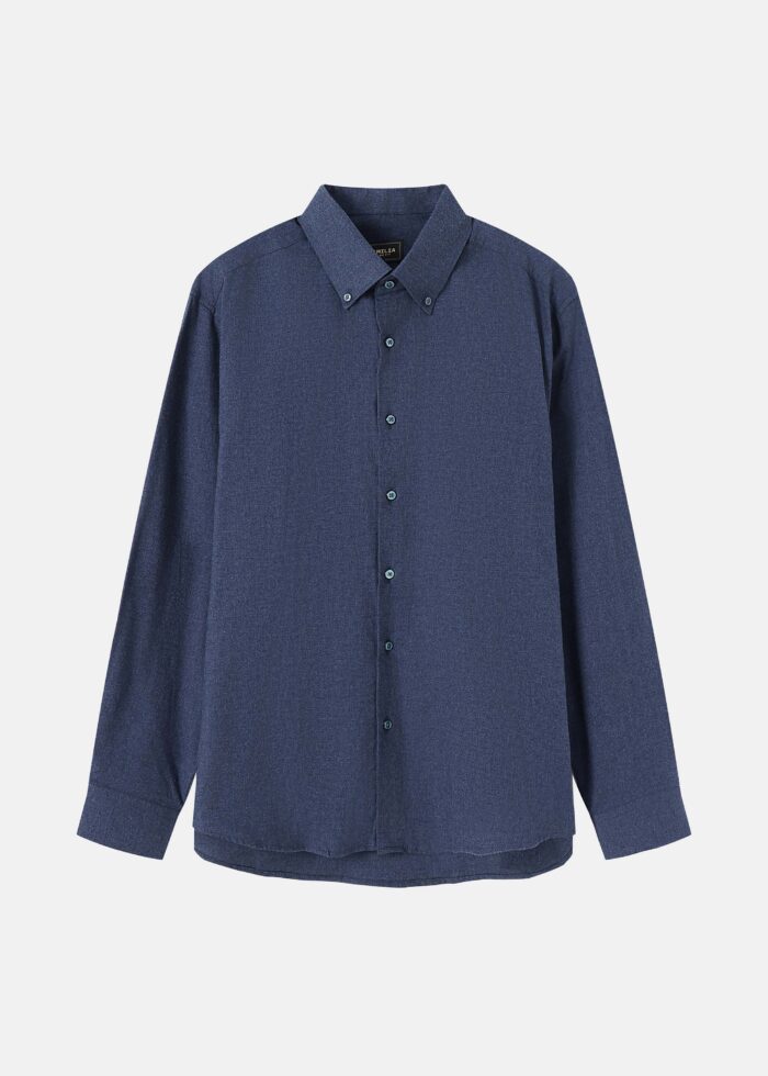 Men Plain Regular-Fit Shirt - Image 1