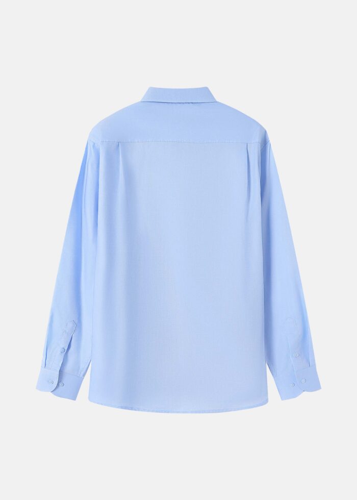 Men Plain Regular-Fit Shirt - Image 6