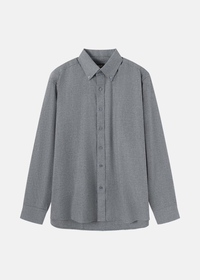 Men Plain Regular-Fit Shirt - Image 1