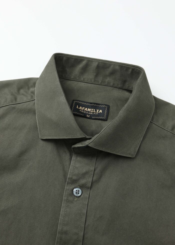 Men Plain Regular-Fit Shirt - Image 2