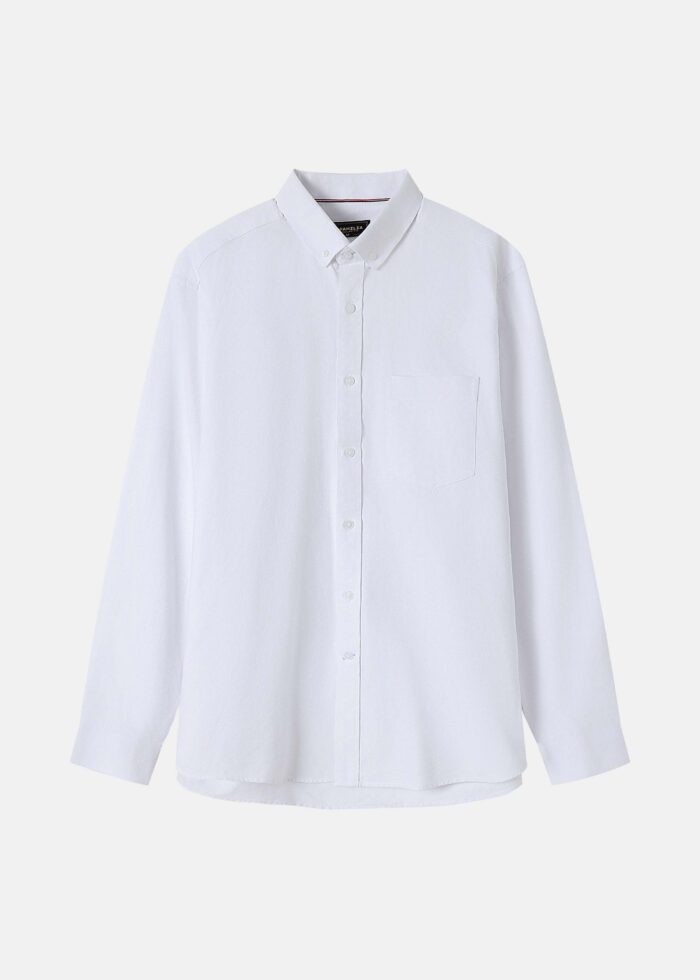 Men Plain Regular-Fit Shirt - Image 1