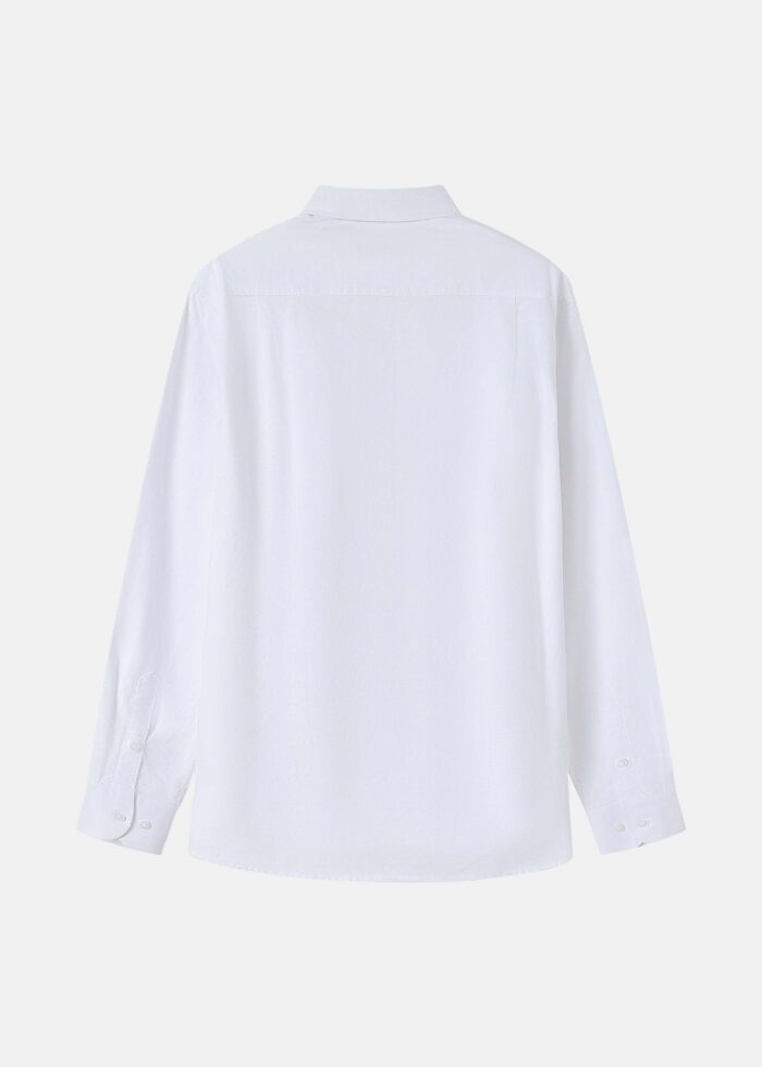 Men Plain Regular-Fit Shirt - Image 7