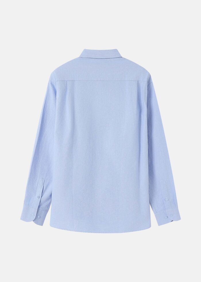 Men Plain Regular-Fit Shirt - Image 5