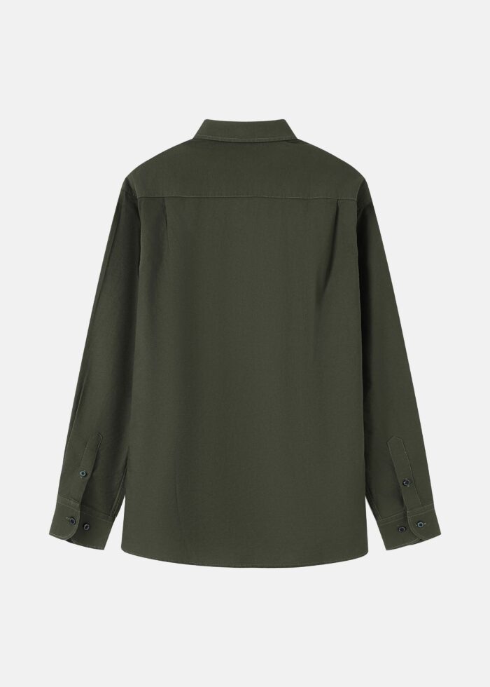 Men Plain Regular-Fit Shirt - Image 6