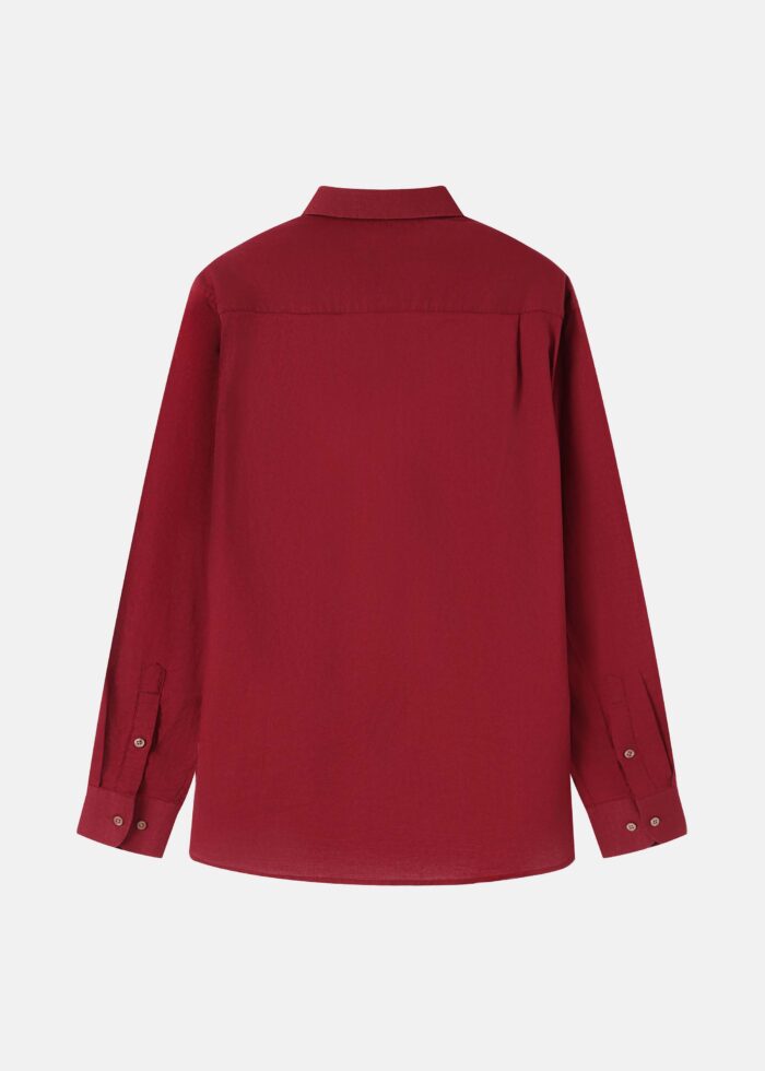 Men Plain Regular-Fit Shirt - Image 7