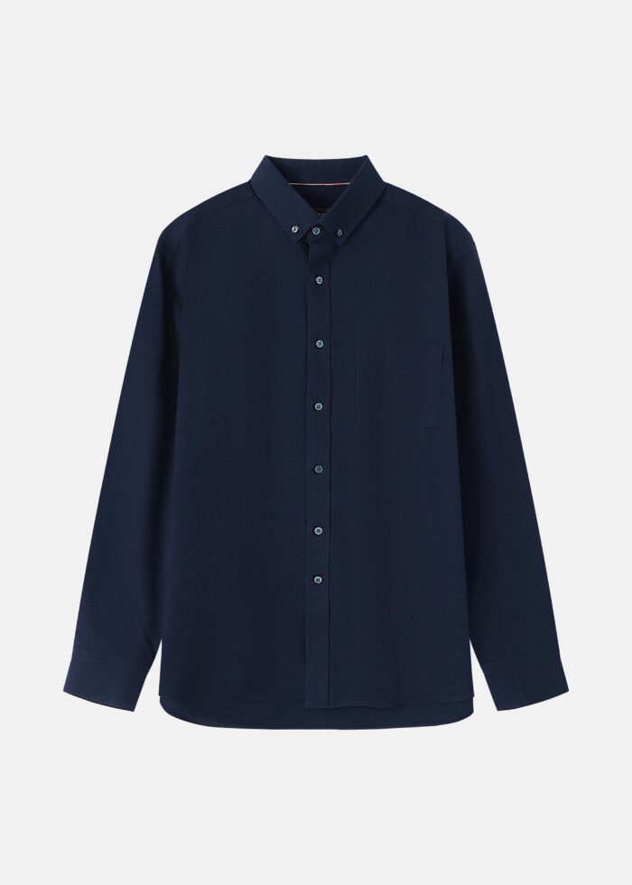 Men Plain Regular-Fit Shirt - Image 1