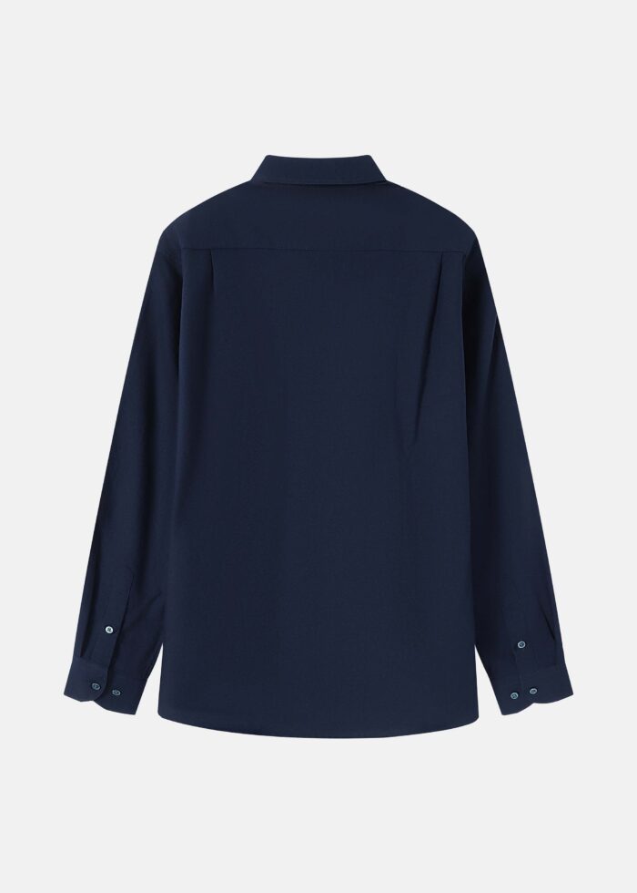 Men Plain Regular-Fit Shirt - Image 7