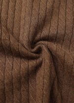 Men Knitted Striped Fabric Polo Shirt - Image 7
