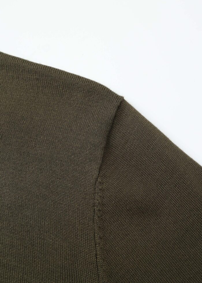 Men Turtleneck Plain Blouse - Image 3