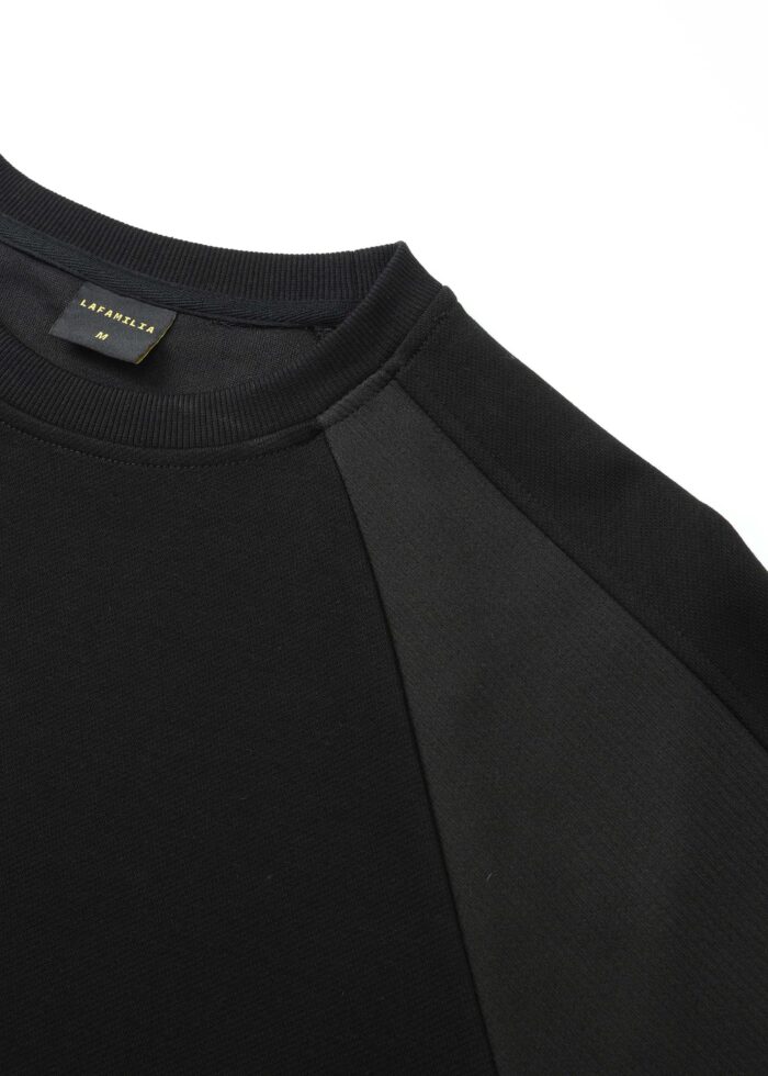 Men Mixed Fabric Sweatshirt - Image 3