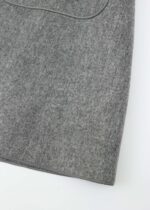 Women Wool Broadcloth Plain Vest - Image 5