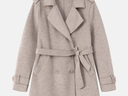 Women Wool Broadcloth Plain Jacket