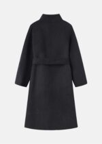 Women Wool Broadcloth Plain Coat - Image 7