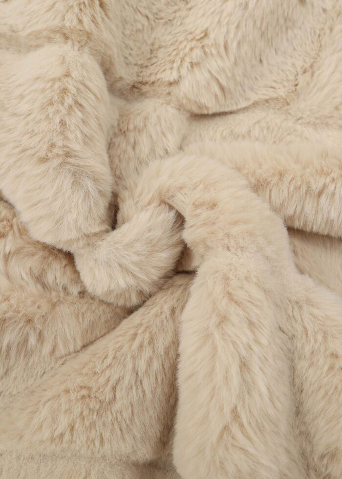 Women Striped Fur Jacket - Image 8