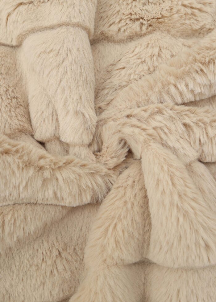Women Striped Fur Vest - Image 7