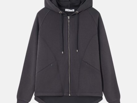 Women Plain Scuba Fabric Track Jacket
