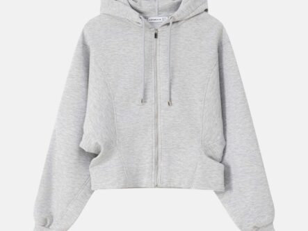 Women Plain Scuba Fabric Track Jacket
