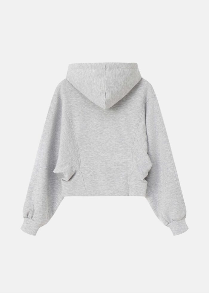 Women Plain Scuba Fabric Track Jacket - Image 7
