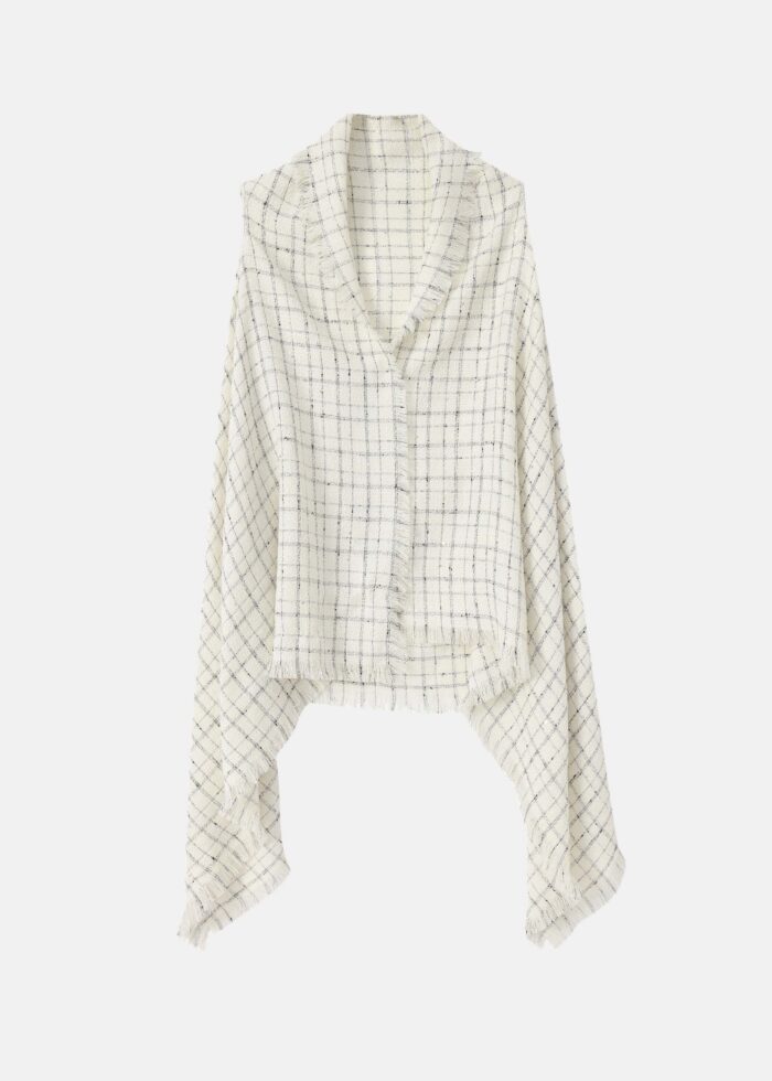 Women Checkered Cape - Image 1