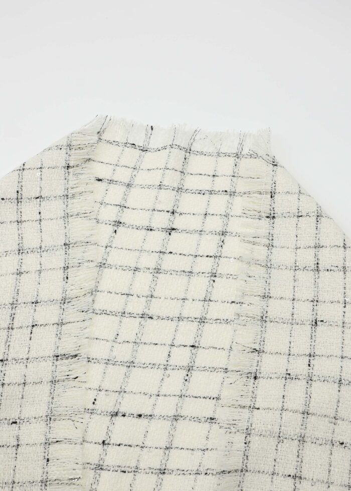 Women Checkered Cape - Image 2