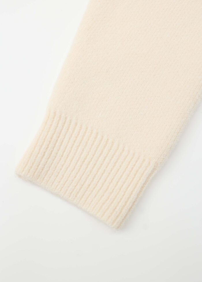 Women Knitted Pearls Decor Jacket - Image 5