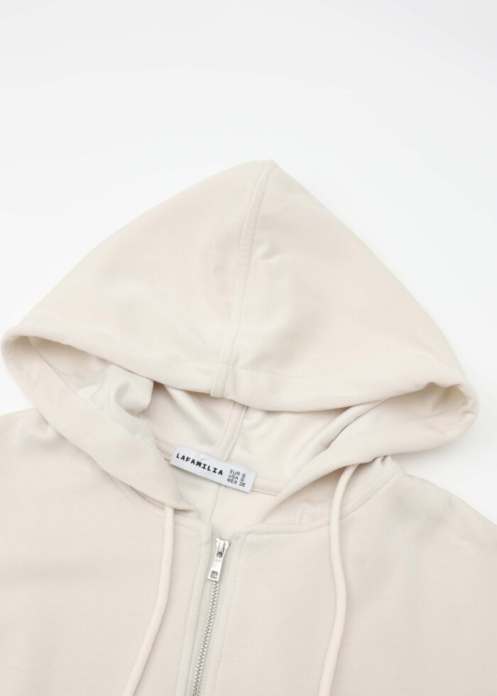 Women Plain Scuba Fabric Track Jacket - Image 2