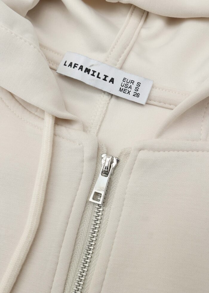 Women Plain Scuba Fabric Track Jacket - Image 3