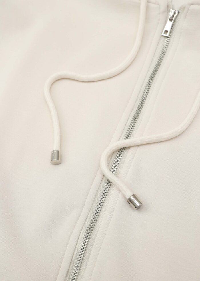 Women Plain Scuba Fabric Track Jacket - Image 4