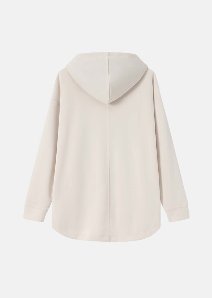 Women Plain Scuba Fabric Track Jacket - Image 7