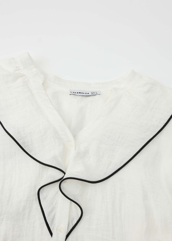 Women Ruffled Decor Shirt - Image 2