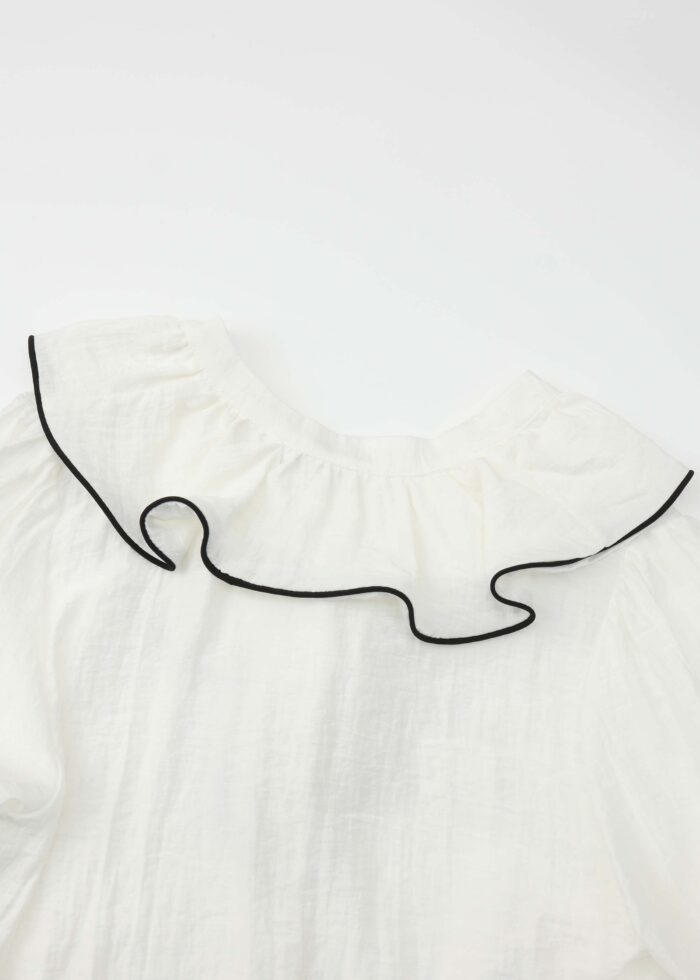 Women Ruffled Decor Shirt - Image 6