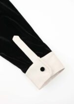 Women Velvet Plain Shirt - Image 5