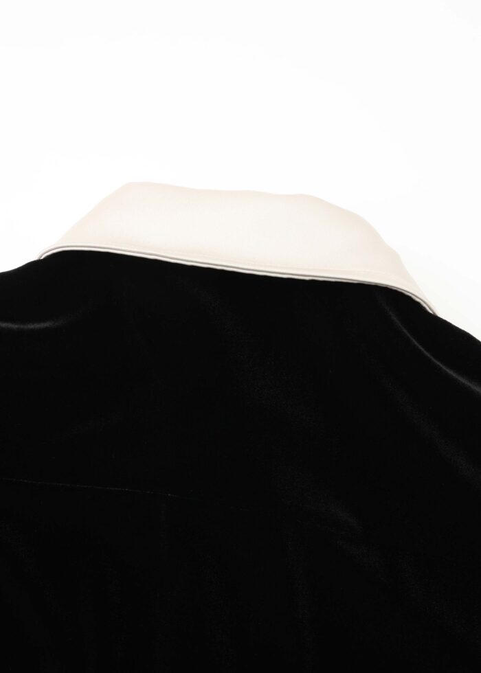 Women Velvet Plain Shirt - Image 6