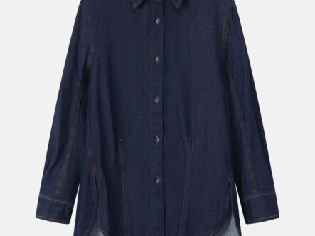 Women Denim Plain Shirt