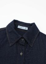 Women Denim Plain Shirt - Image 2