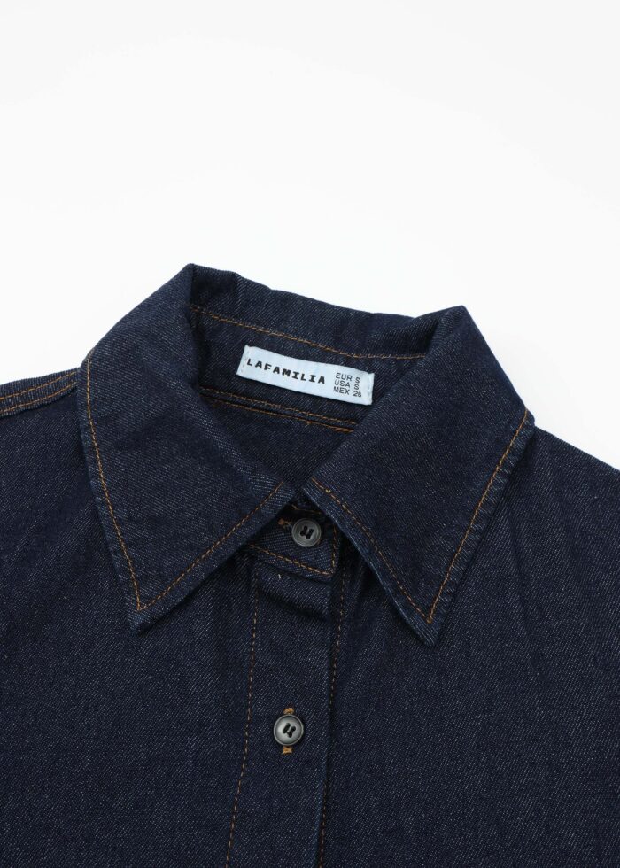 Women Denim Plain Shirt - Image 2