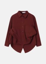 Women Side Folded Design Shirt