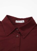 Women Side Folded Design Shirt - Image 2