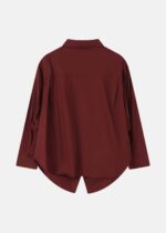 Women Side Folded Design Shirt - Image 7