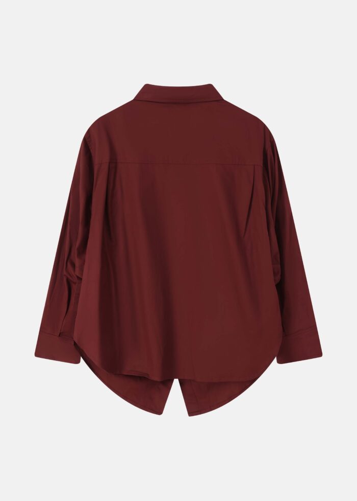 Women Side Folded Design Shirt - Image 7