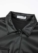 Women Leather Shirt - Image 2