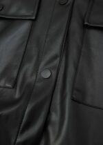 Women Leather Shirt - Image 4