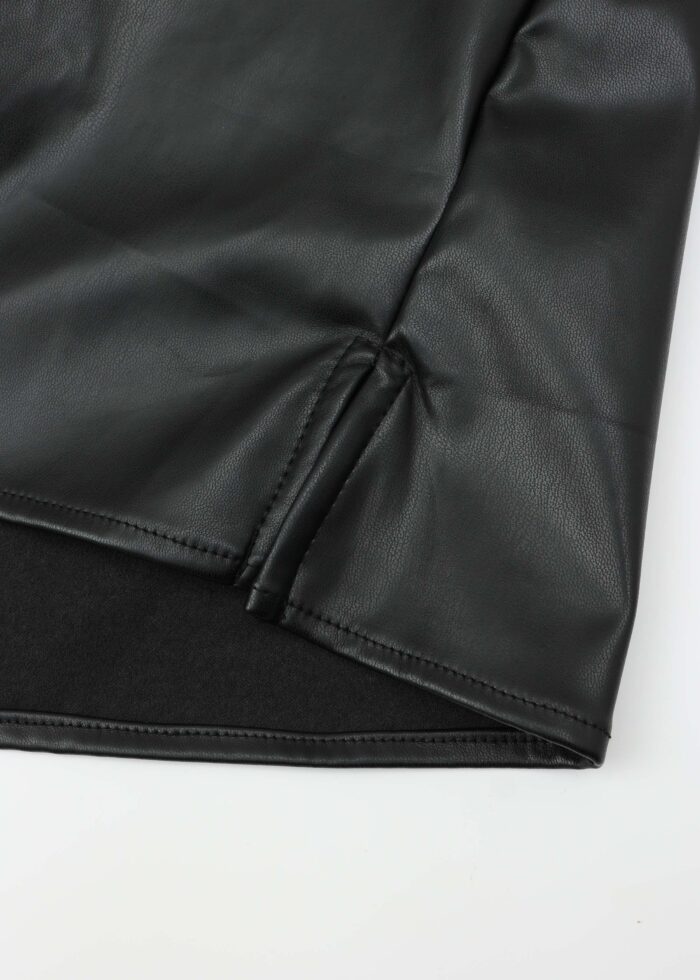 Women Leather Shirt - Image 5