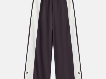 Women Color-Block Scuba Fabric Trouser