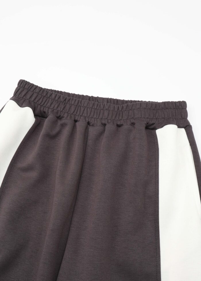 Women Color-Block Scuba Fabric Trouser - Image 2