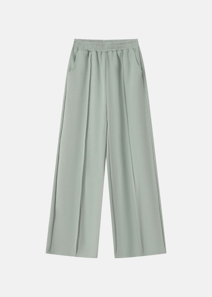 Women Plain Scuba Fabric Trouser - Image 1