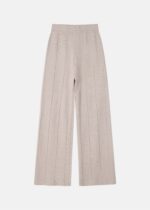 Women Knitted Striped Trouser