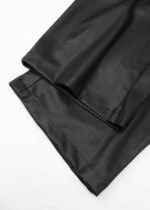 Women Leather Flow Trouser - Image 4