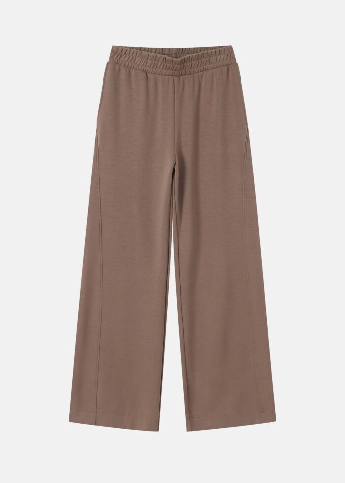 Women Plain Scuba Fabric Trouser - Image 1