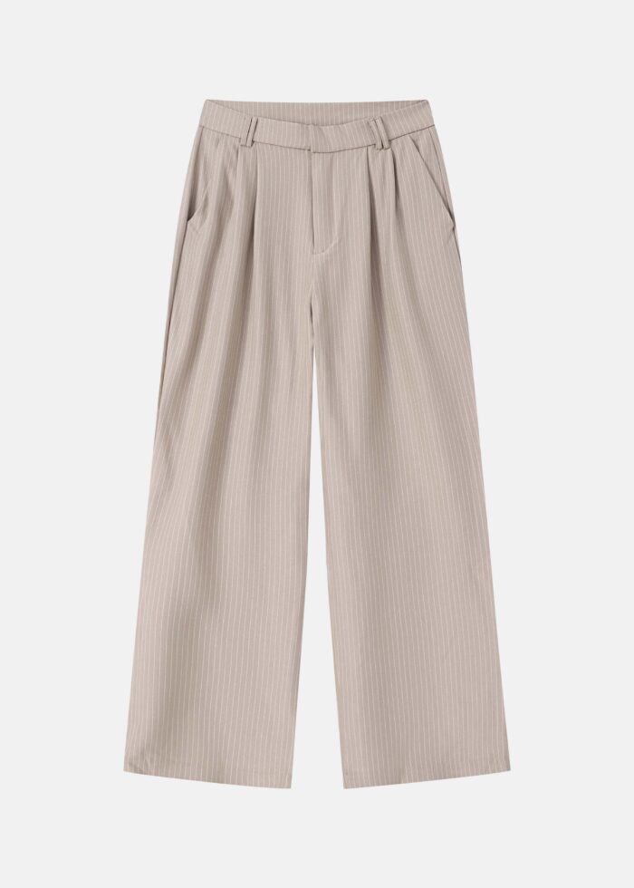 Women Formal Striped Trouser - Image 1